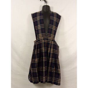 Schoolbelles Girl's Dark Blue, Tan, Red Jumper Uniform Size 7